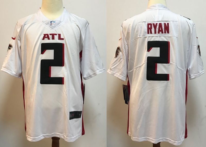 Atlanta Falcons Matt Ryan #2 NFL 2020 White Jersey