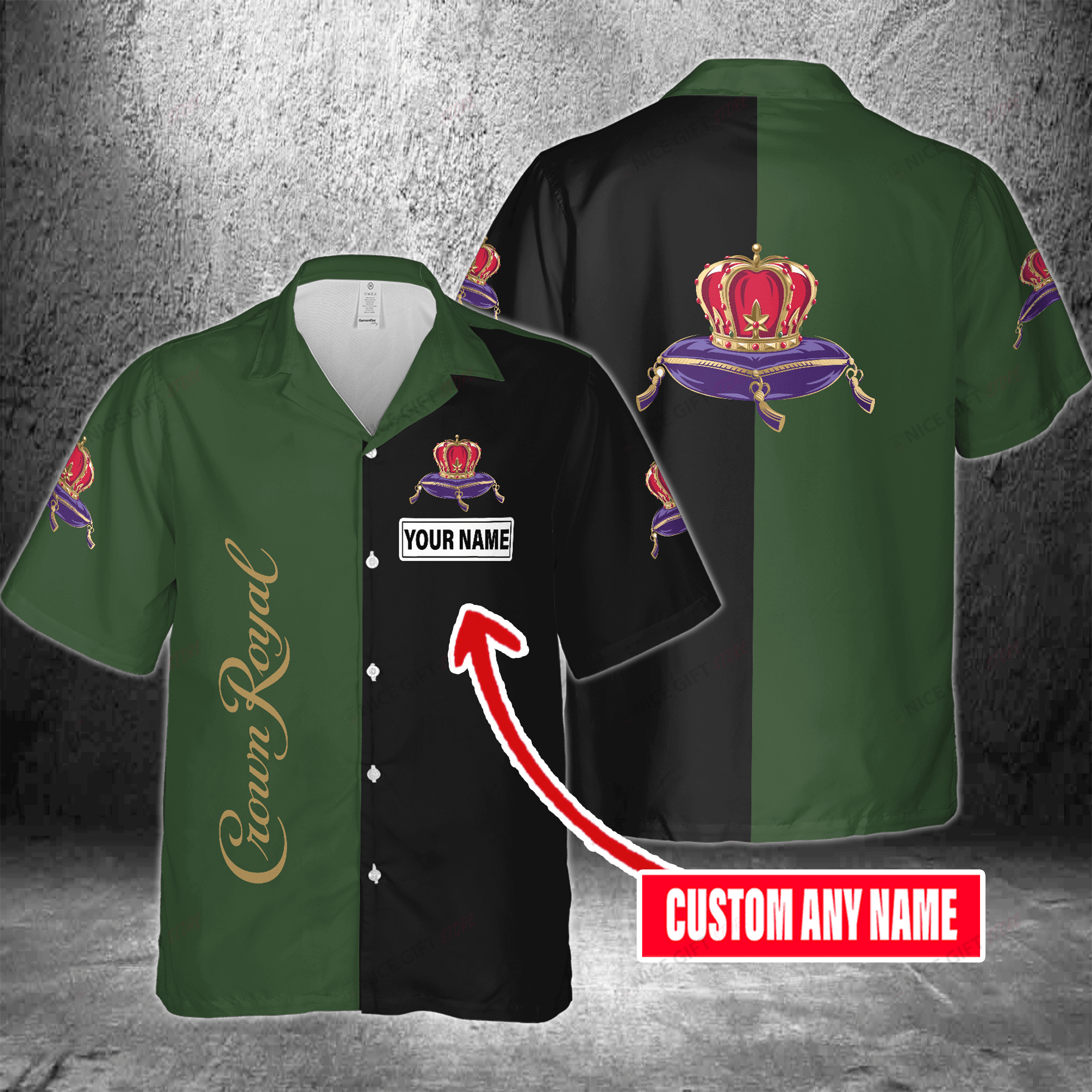 Crown Royal Custom Name Hawaiian Shirt 3Hs-I6Q8