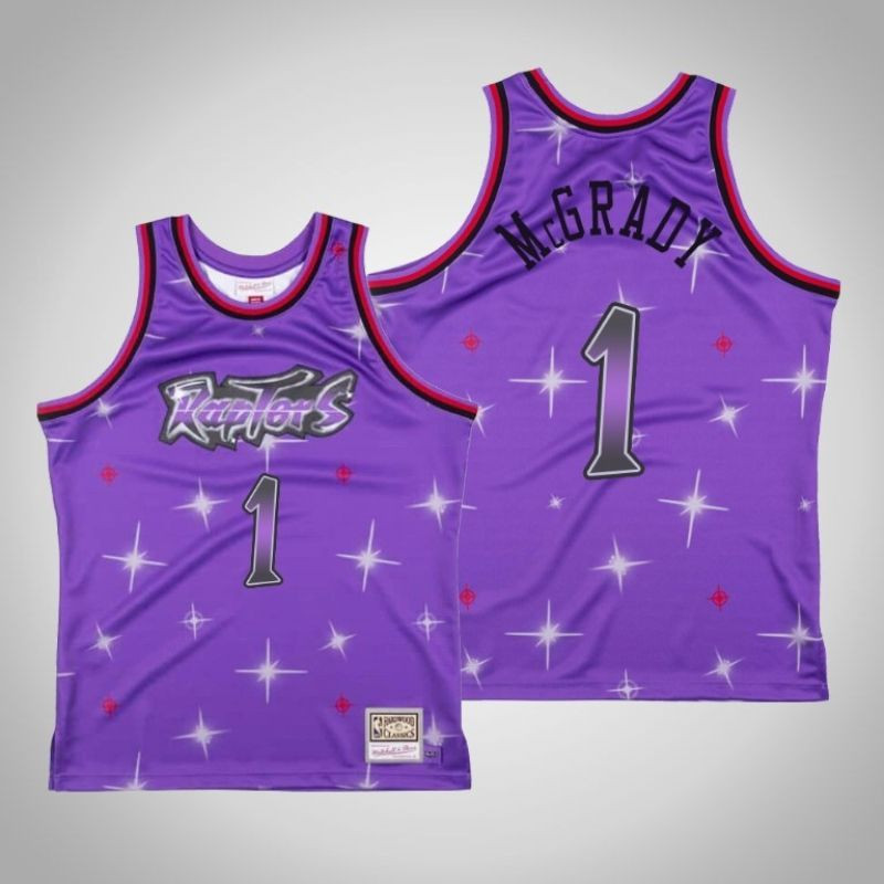 Toronto Raptors Tracy Mcgrady #1 NBA 2020 Star Brandedition Purple Jersey