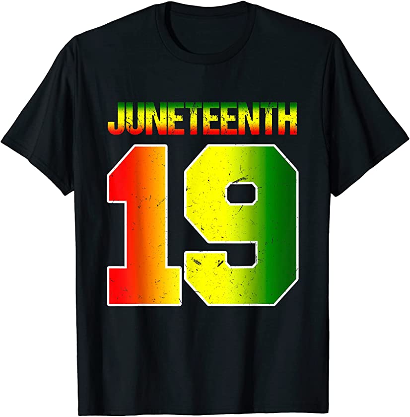 Retro Juneteenth Black Pride African American June 19 T-Shirt