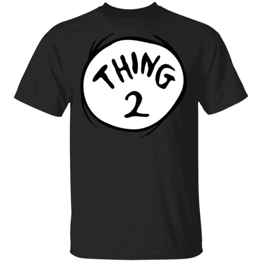 Dr. Seuss Thing 2 Emblem RED T shirt