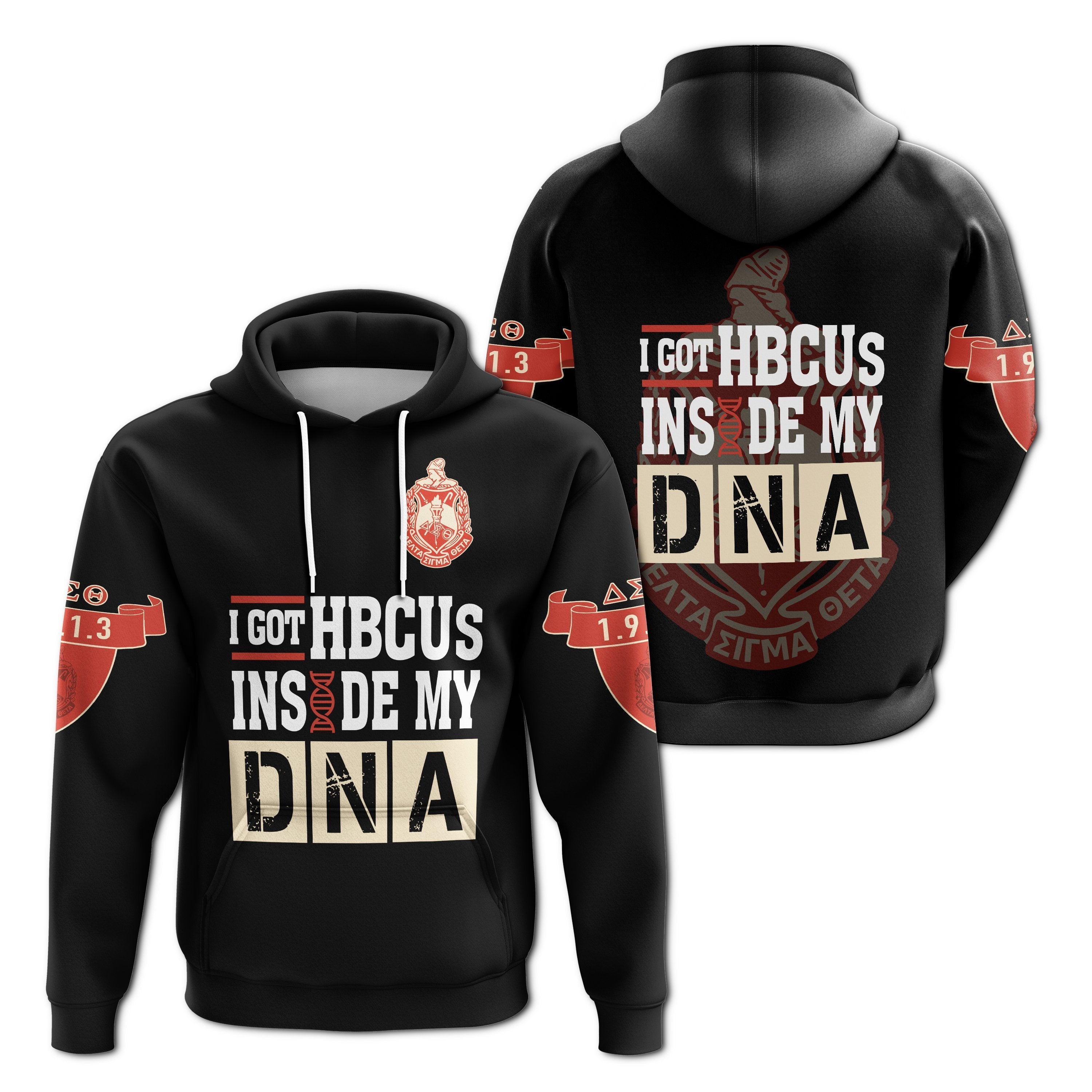 Greek Life Hoodie – Delta Sigma Theta Hbcu Dna Pullover