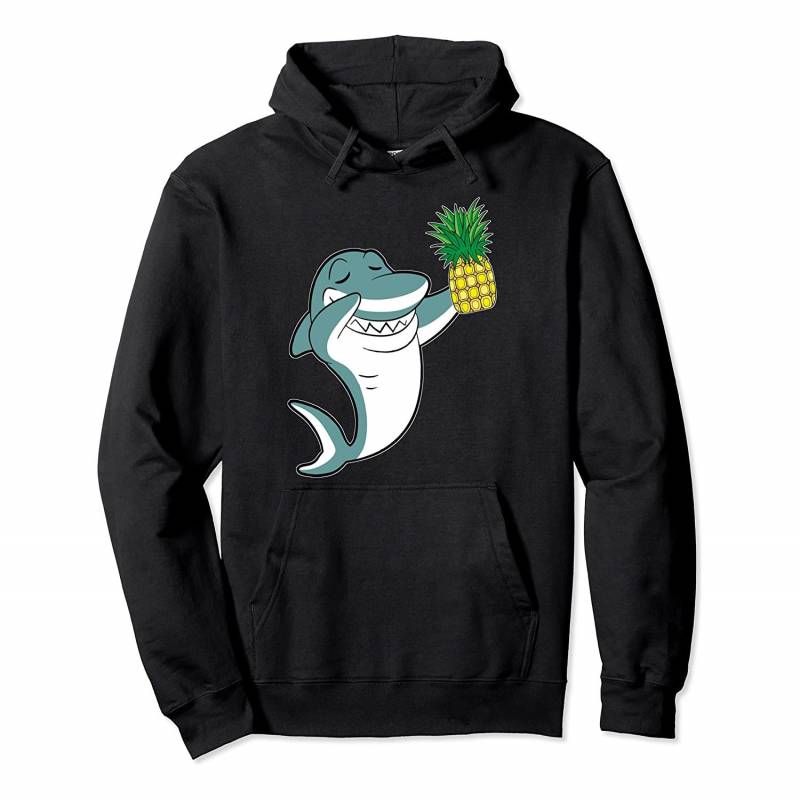 Dabbing Shark Pineapple Aloha Beaches Hawaiian Dance Gift Pullover Hoodie, T-Shirt, Sweatshirt