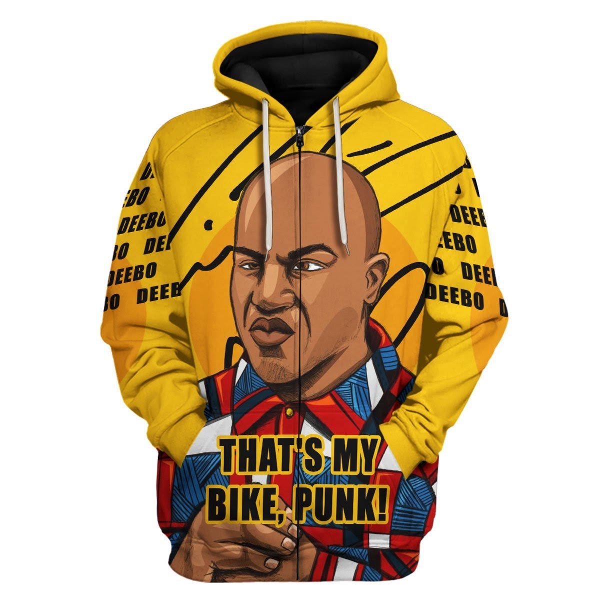 What Bike 3D Fleece Zip Hoodie