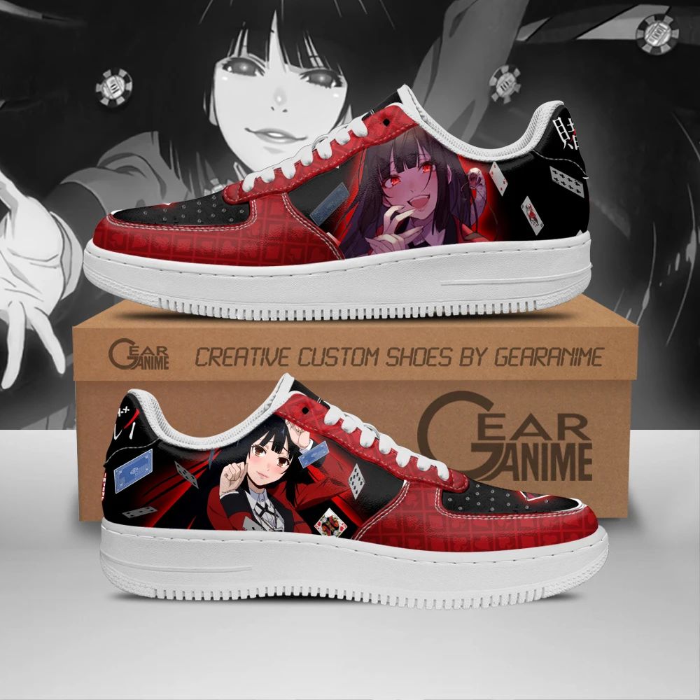 Yumeko Jabami Sneakers Kakegurui Anime Shoes Pt10 Unisex Men Women