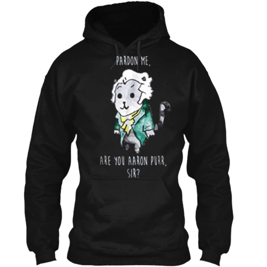 The Hamilton Cat  Tee  Comfy T Pullover Hoodie 8 oz