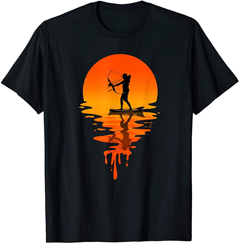 Vintage Retro Style Bowfishing T-Shirt