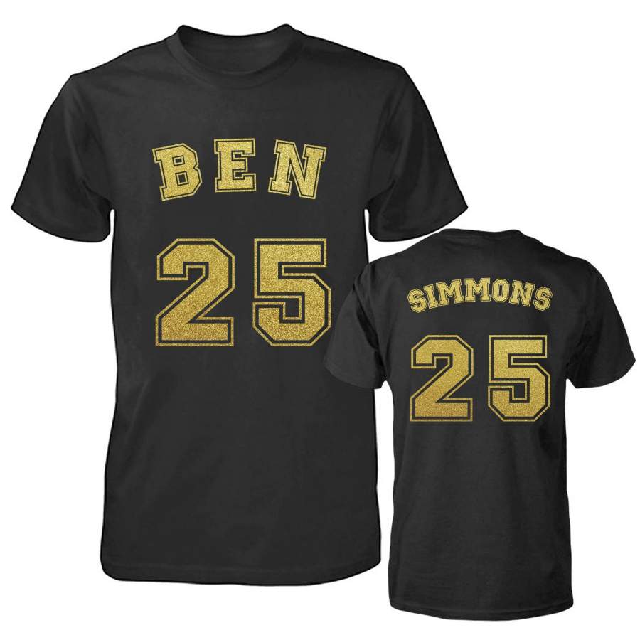 Philadelphia 76ers Ben Simmons Basketball Jersey Mens T-shirt Short Sleeve S-3XL