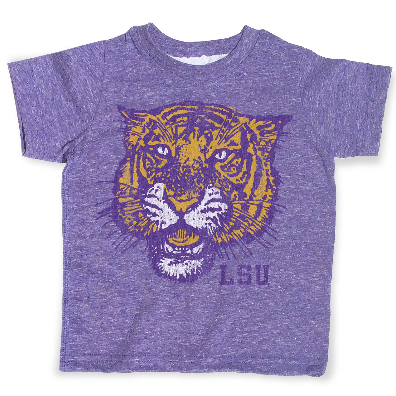 B&B Dry Goods LSU Tigers 78 Tiger Melange Toddler T-Shirt – Purple