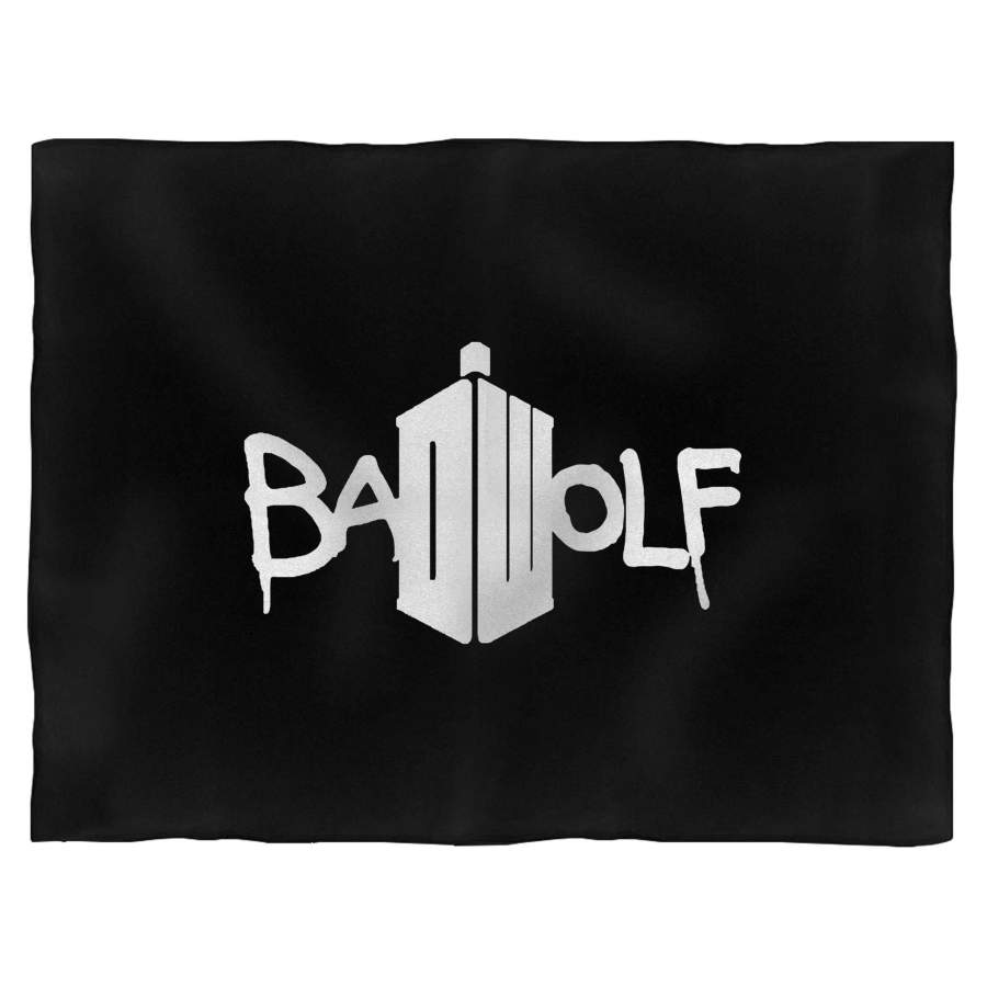 Doctor Who Bad Wolf Tardis Blanket