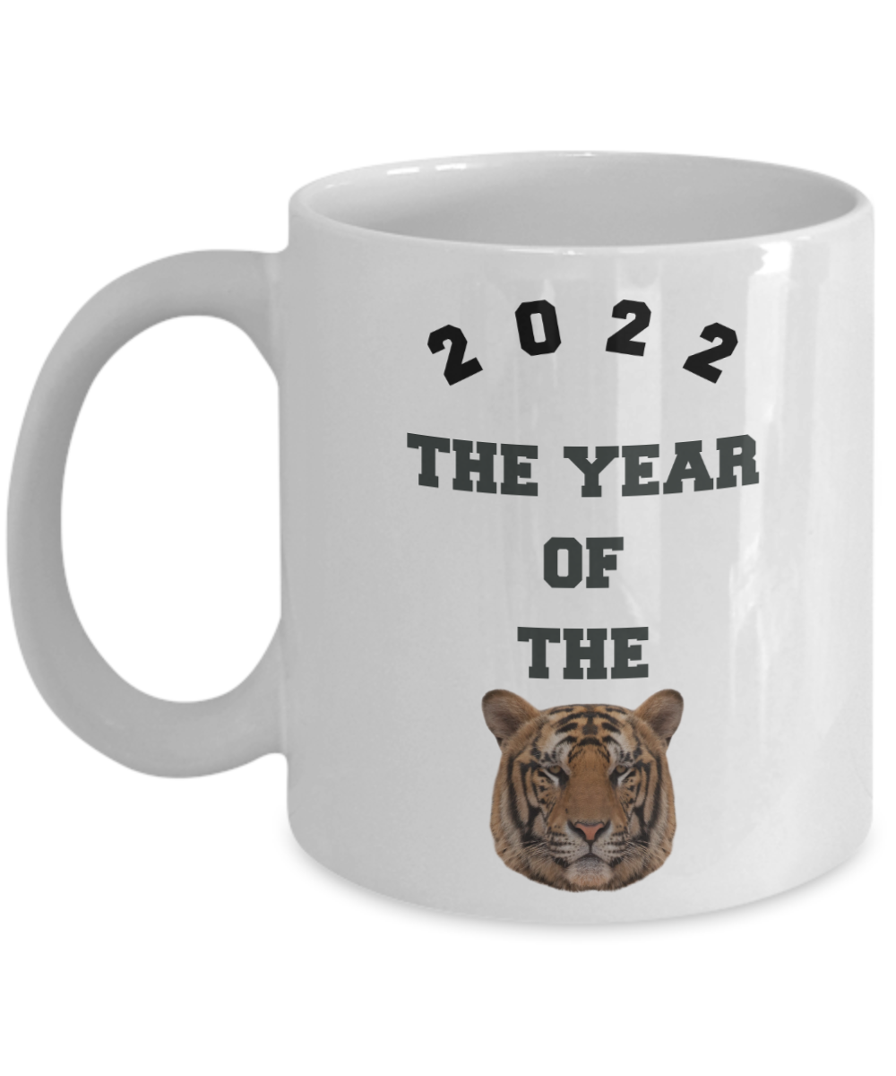 Year Of The Tiger Coffee Mug New Years 2022 Cute Mug