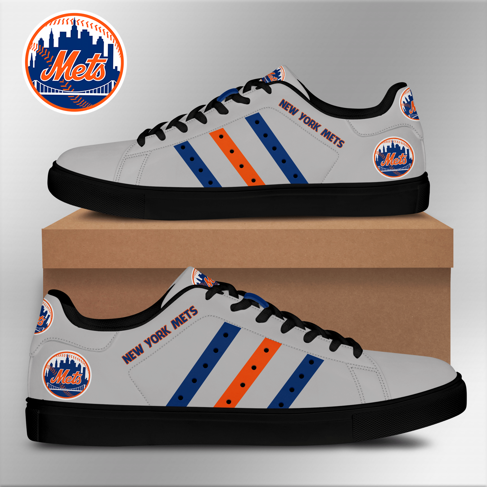 New York Mets Low Top Shoes V5