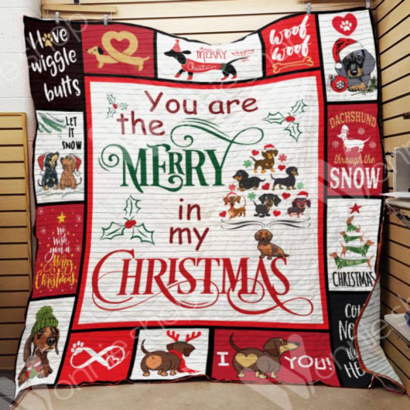 Dachshunds Christmas Blanket SEP2302 77O53