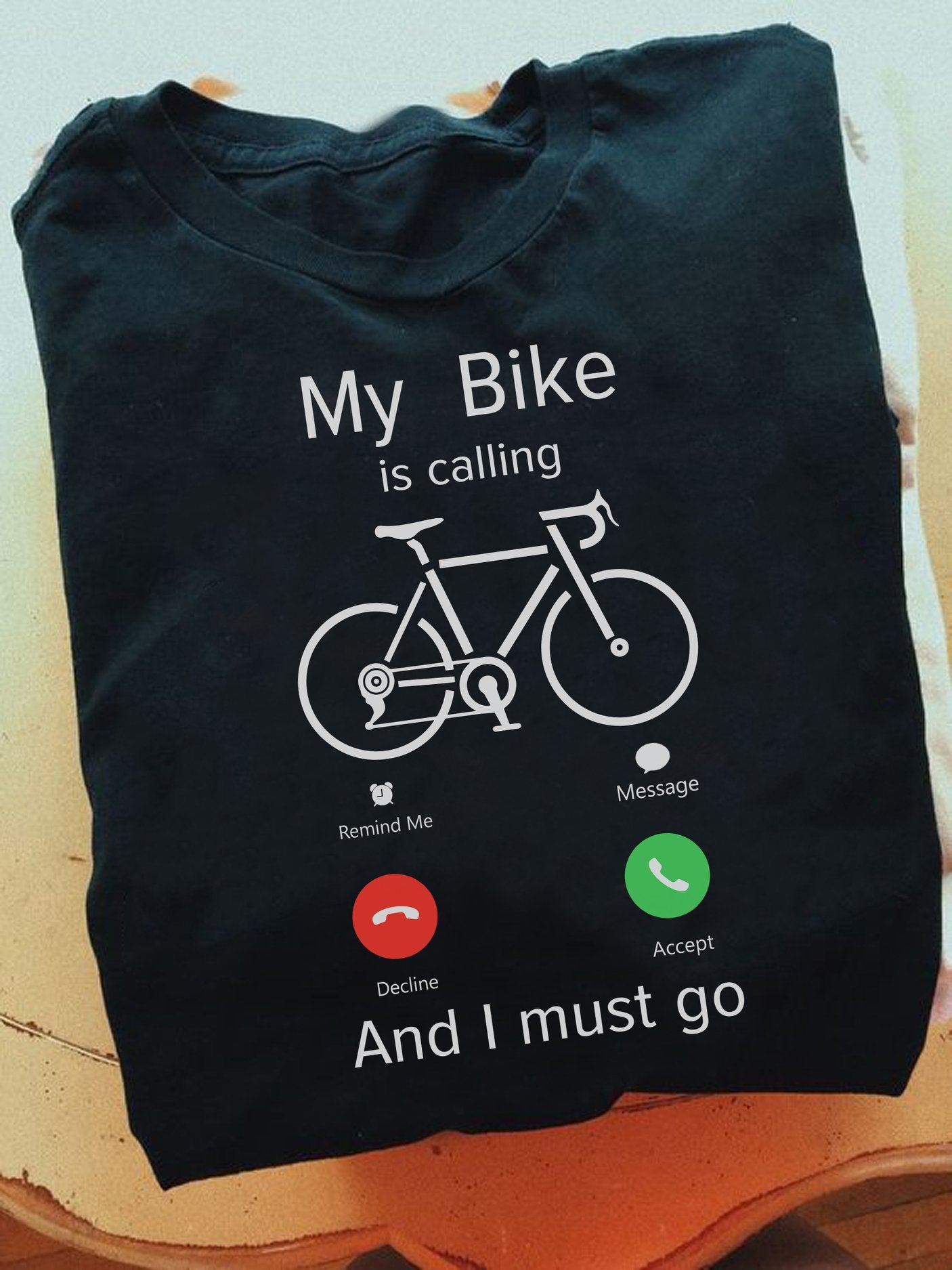 My Bike Is Calling And I Must Go Shirt, Bike Couple Shirt, Husband Wife Shirt, Cute Couple Shirt, T-Shirt, Tee