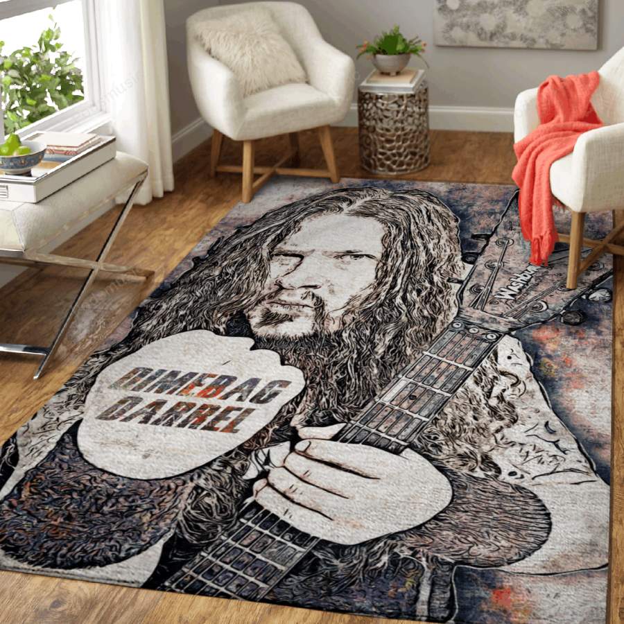 DIMEBAG DARREL WALL PAINT – Music Wall Art For Fans Area Rug Living Room Carpet Floor Decor