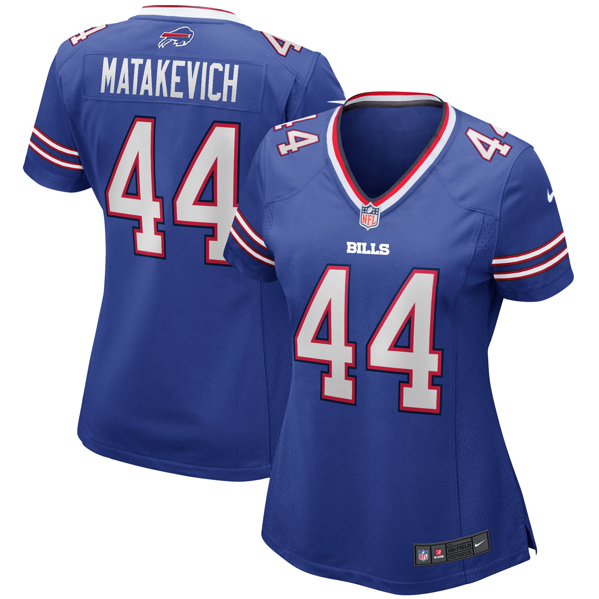 Tyler Matakevich Buffalo Bills Women's Player Game Jersey – Royal