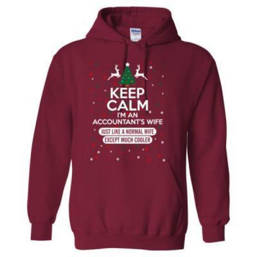 AGR Keep Calm Im An Accountants Wife – Heavy Blend™ Hooded Sweatshirt