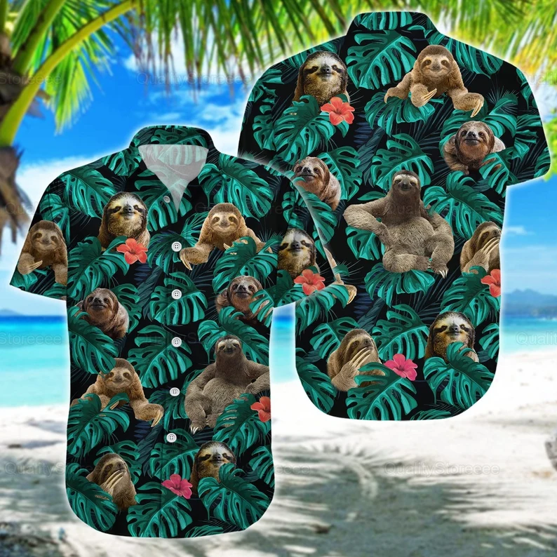 Sloth Hawaiian Shirt For Gifts Ha70407