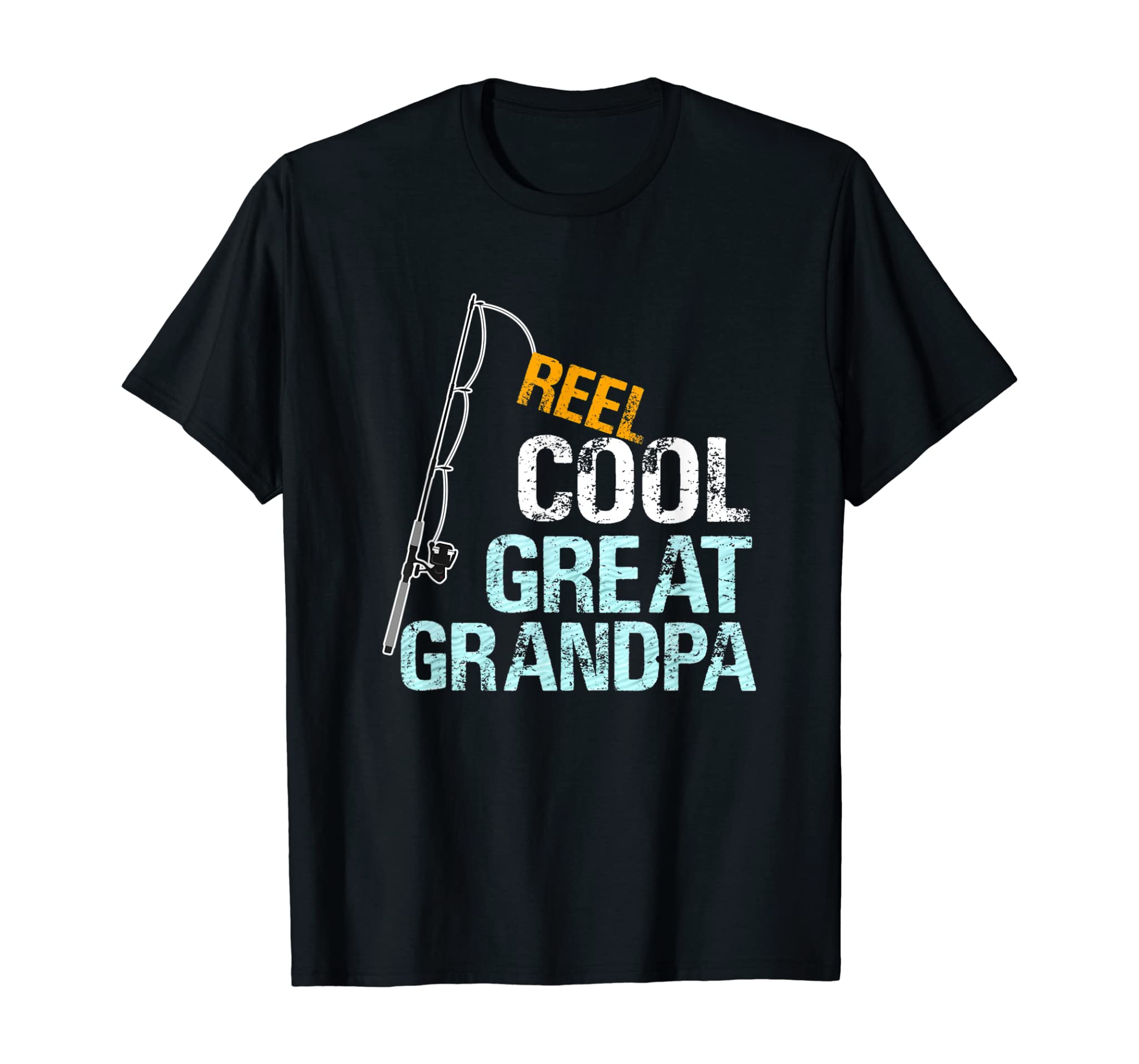 Mens Reel Cool Great Grandpa Gift from Granddaughter Grandson T-Shirt