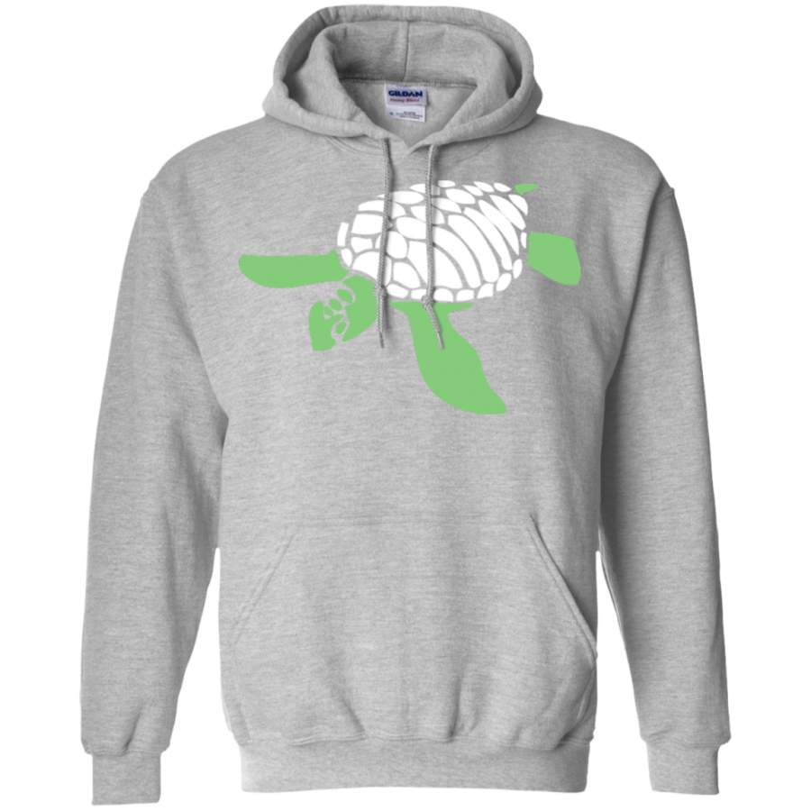 Turtle Loves Stencil Hoodie