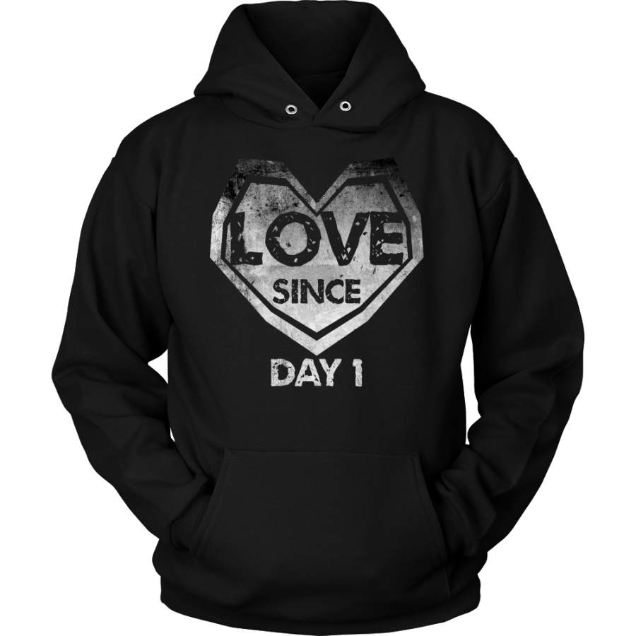 Love Since Day One Marriage In Love Couples Hoodie