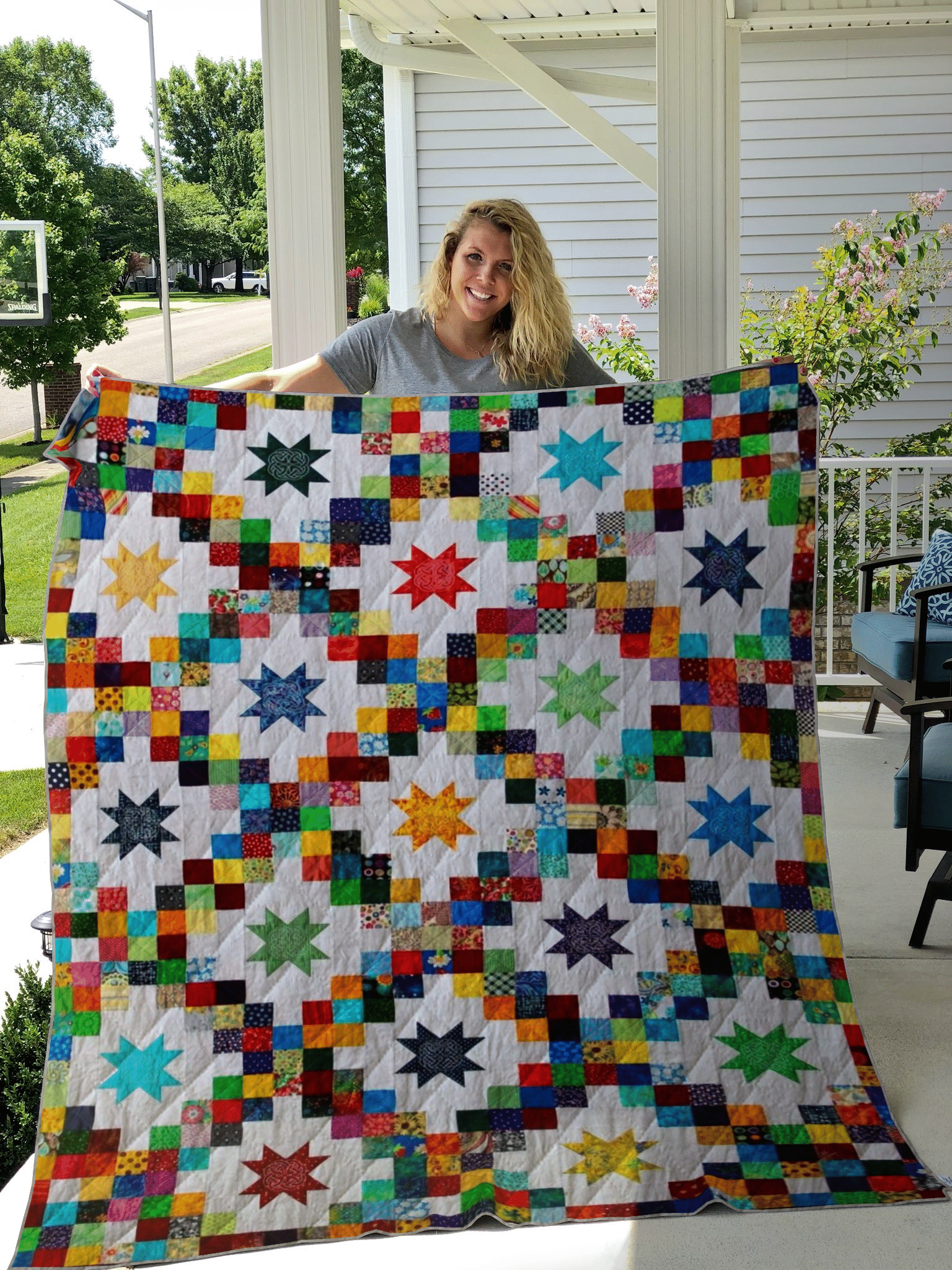 Double Irish Chain CL140662 Quilt Blanket Plumosu Store