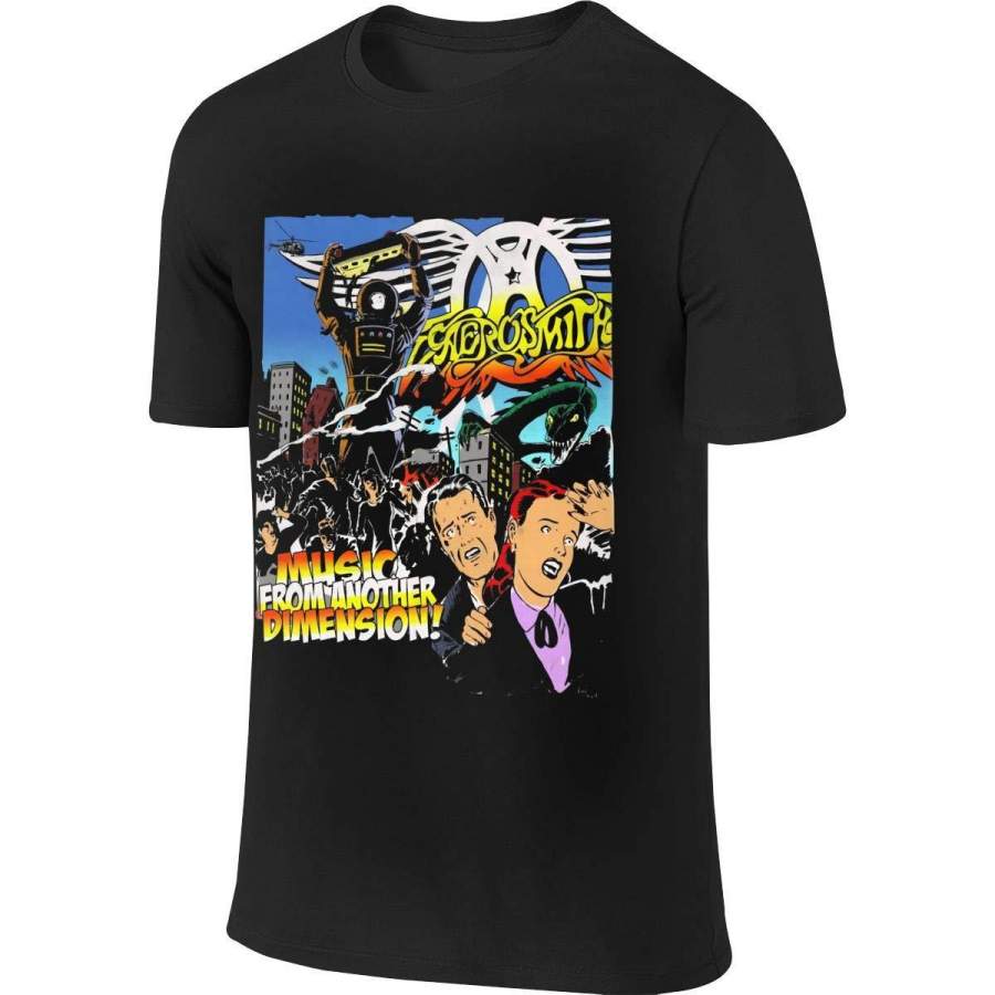 Aerosmith Music from Another Dimension! Men’s Cotton Short Sleeve T Shirt,Shirt