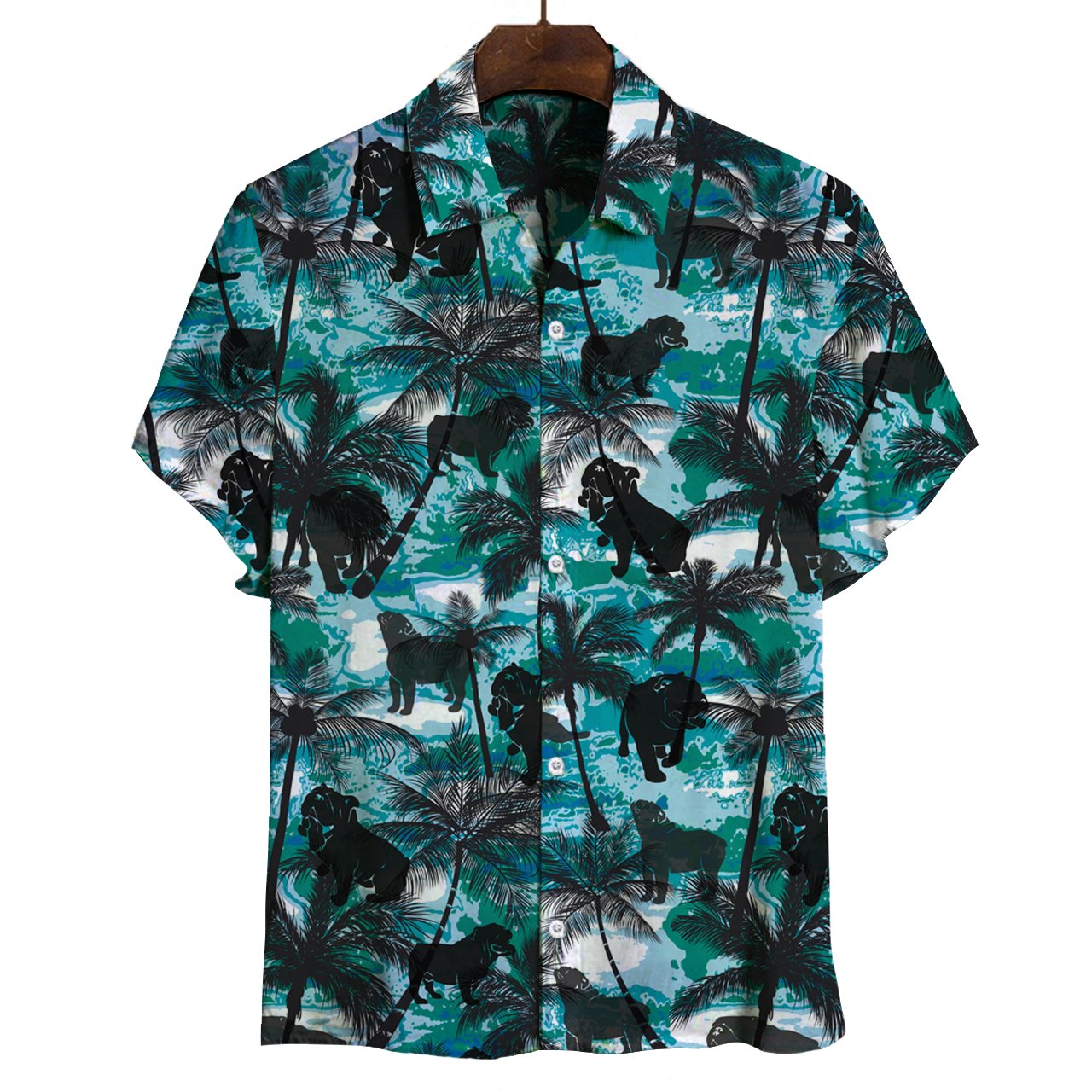 English Bulldog Hawaii Shirt Ha99320