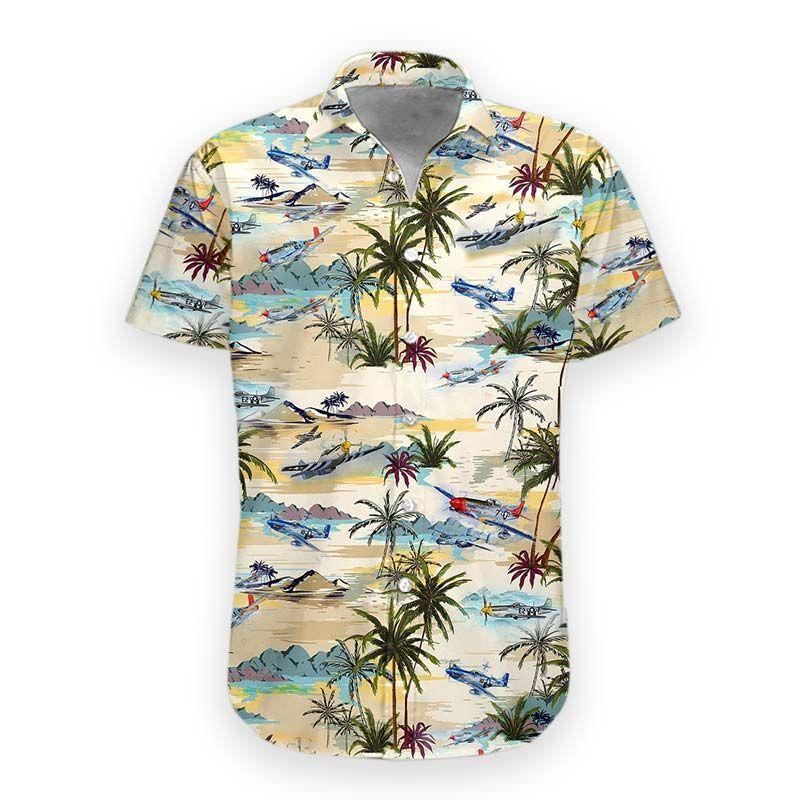 Aircraft Aloha Hawaii Shirt Colorful Short Sleeve Summer Beach Casual For Men And Women Ha8974