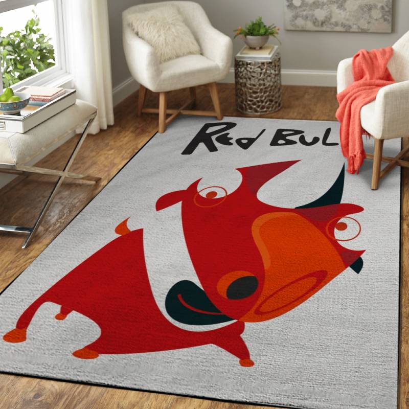 Red Bull – Animals Area Rug Carpet