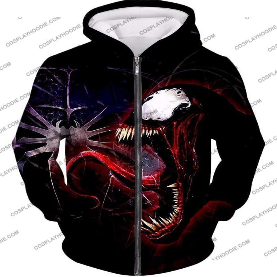 Scary Symbiotic Life Form Venom Black TShirt VE026 Scary Symbiotic Life Form Venom Black TShirt VE026