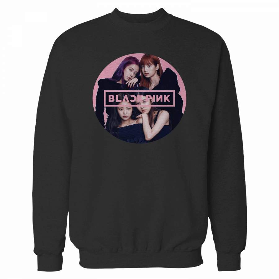 Black Pink K Pop Logo Sweatshirt