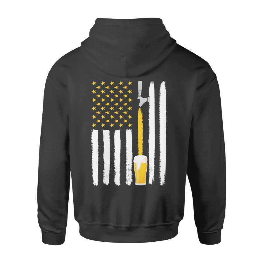 4th July Beer shirts Craft Beer American Flag USA Shirt, 4th July Brewery – Standard Hoodie