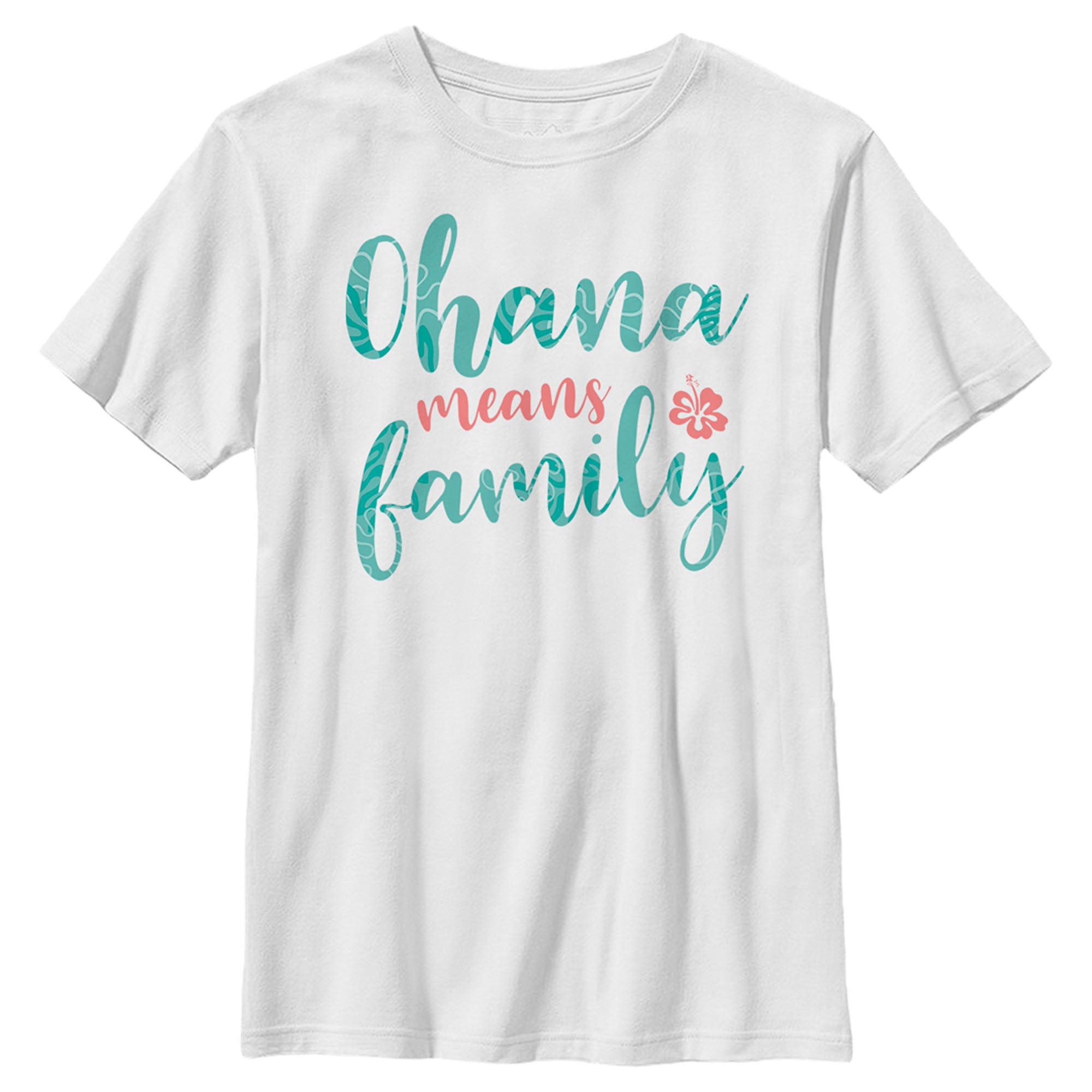 Boy’S Lilo & Stitch Blue And Red Ohana Means Family T-Shirt