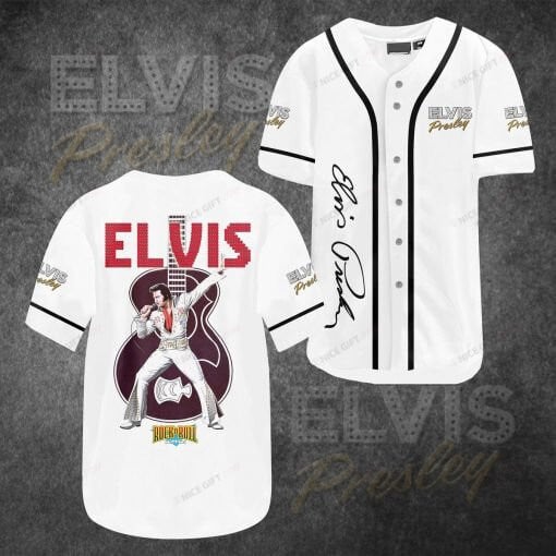 Elvis Presley Baseball Jersey Bbj-J9C4