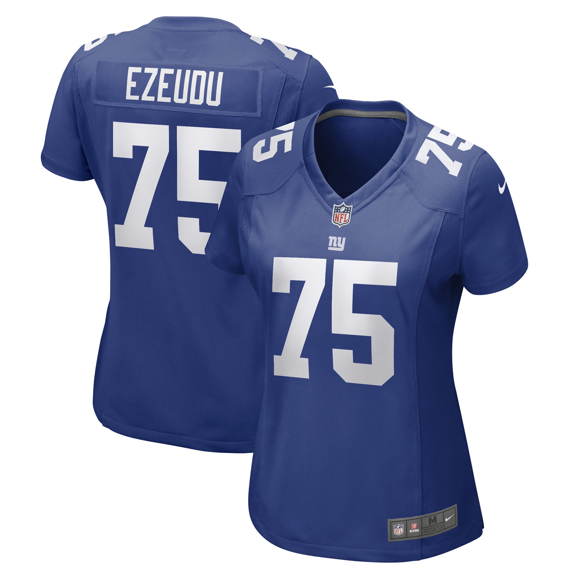 Women’s New York Giants Joshua Ezeudu Royal Game Player Jersey