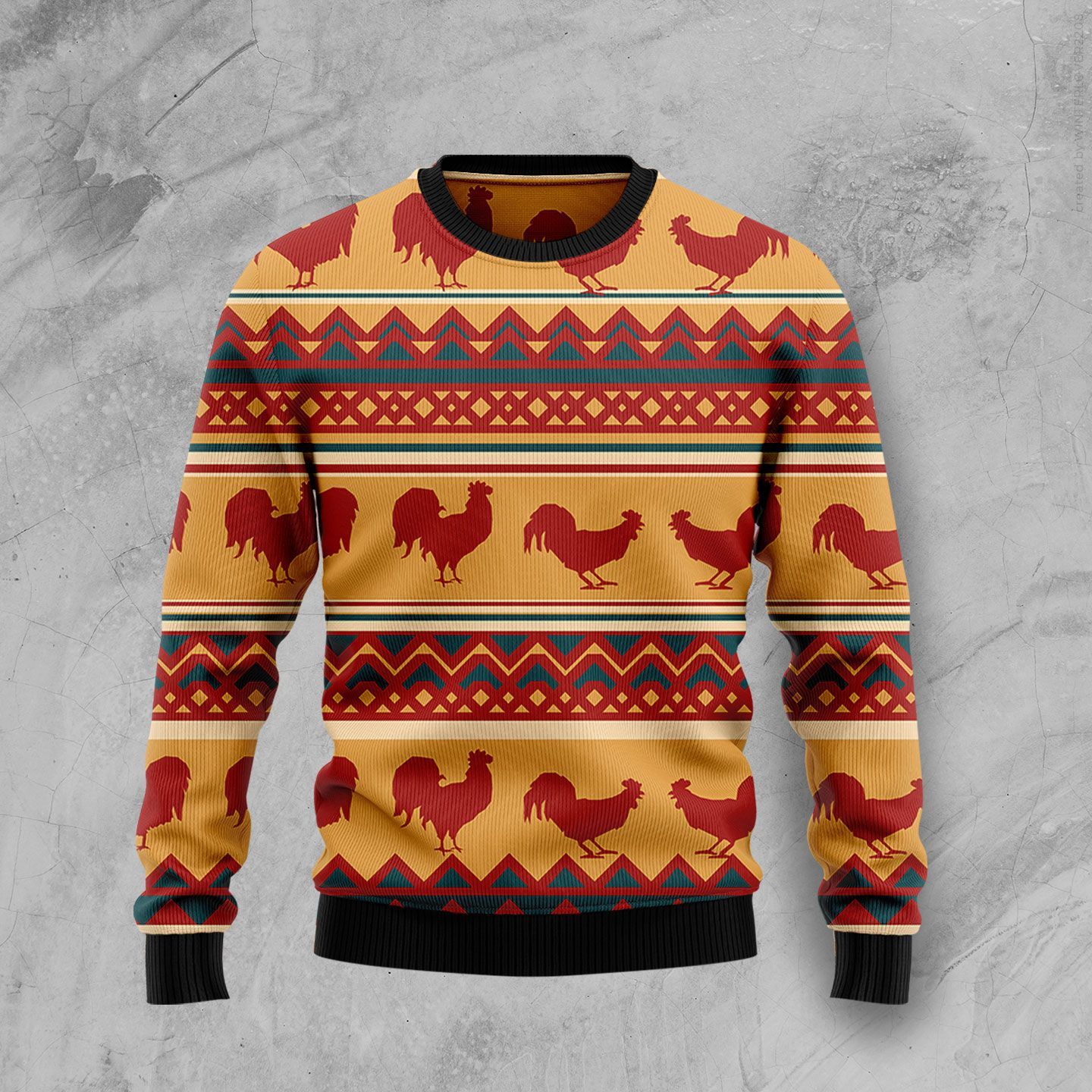 Amazing Chicken Christmas Ugly Sweater