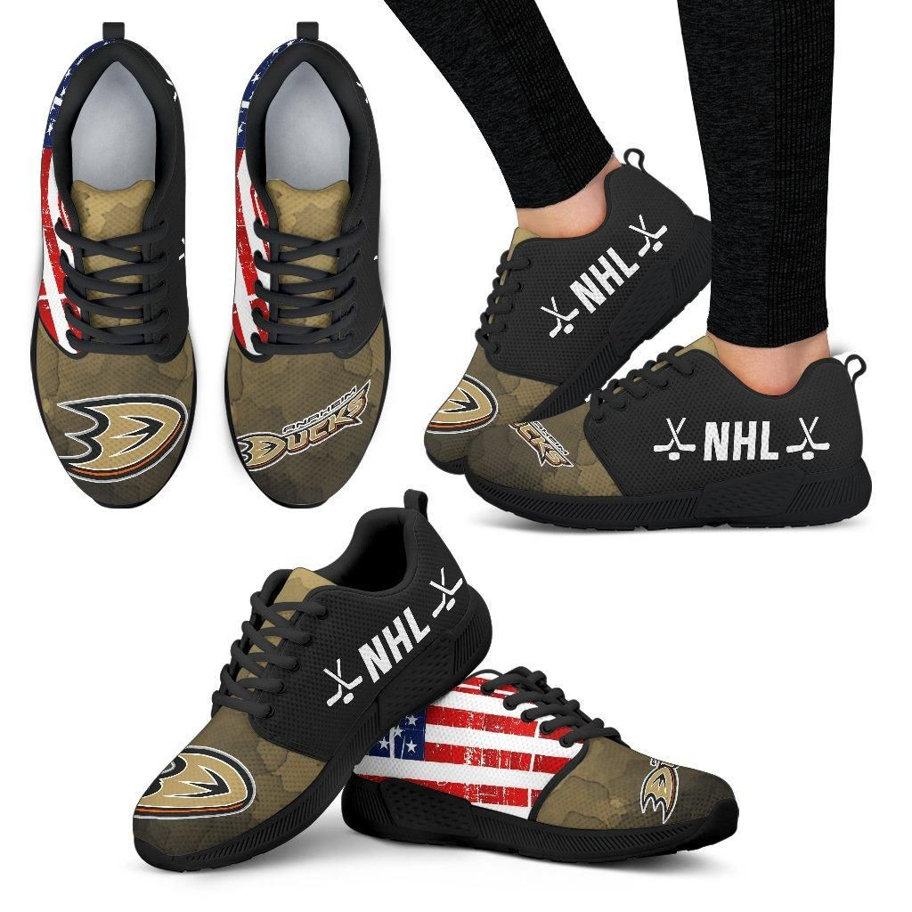 Anaheim Ducks Sneakers Simple Fashion Shoes Athletic Sneaker Running Shoes For Men Sneaker Aq Women