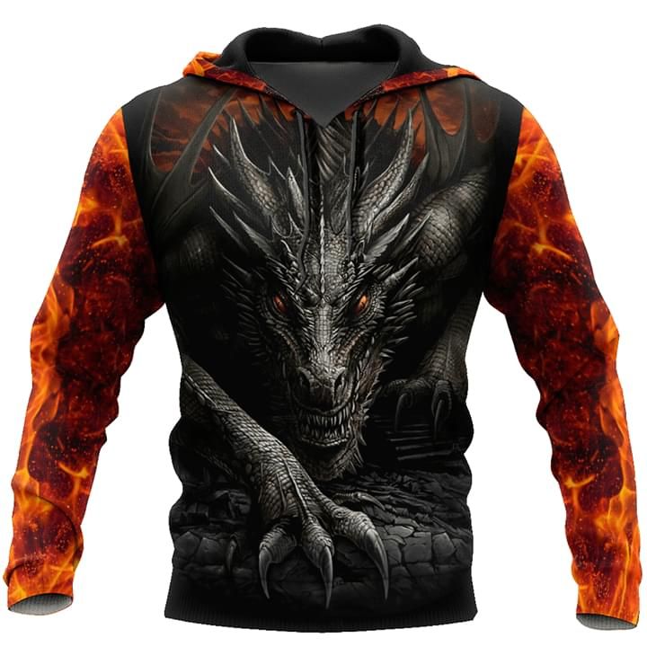 Fire dragons 3d printed hoodie 3d Hoodie Sweater Tshirt