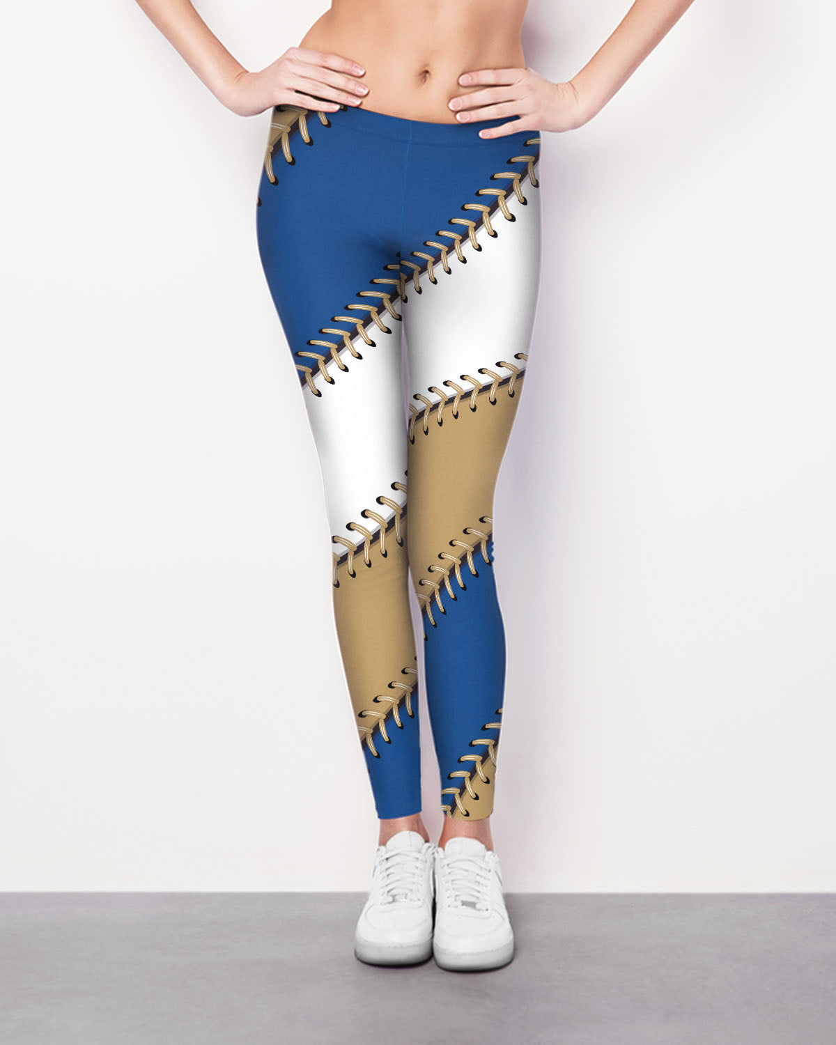 Kansas City Baseball Stitch Leggings