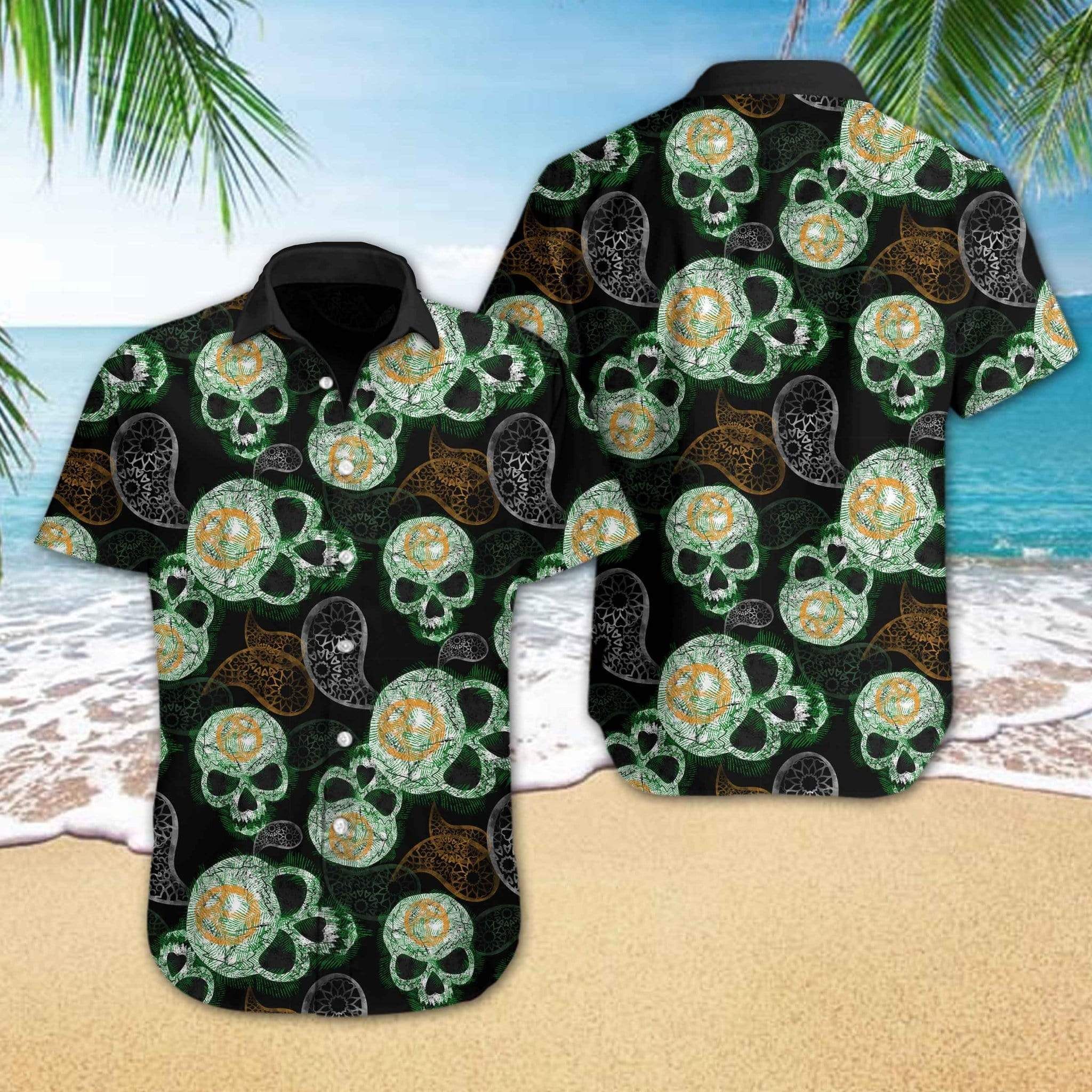 Felacia Skull Hawaiian Ha25837