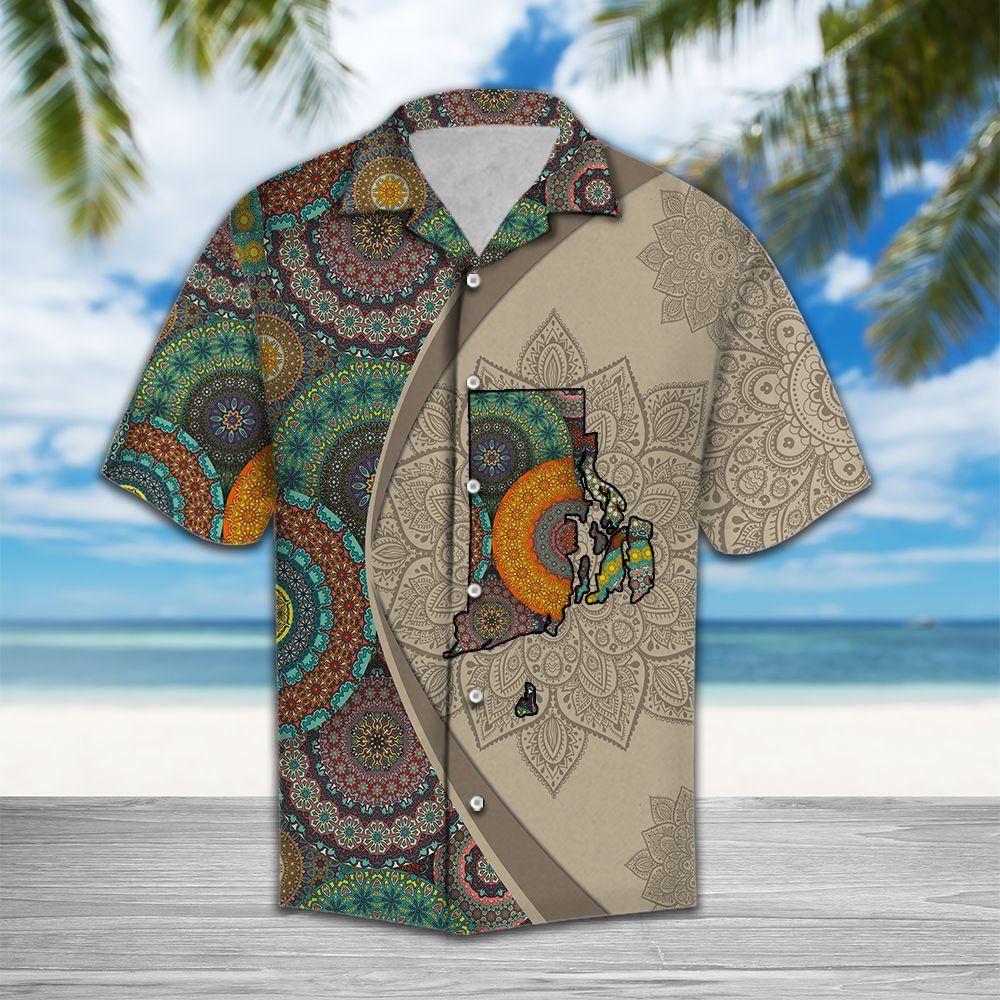 Rhode Island Mandala Hawaii Shirt For Hawaii Aloha Ha25048