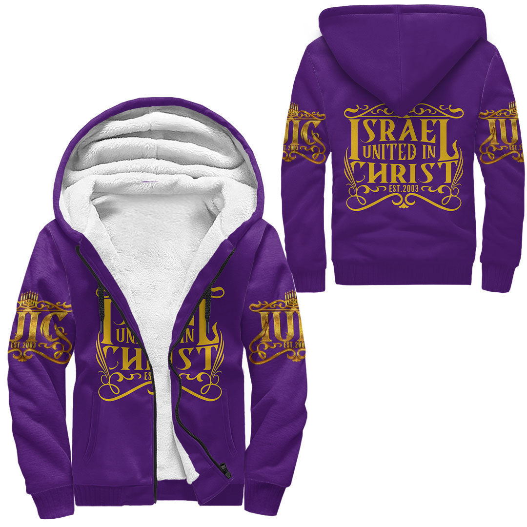 Wonder Print Hoodie Israel United In Christ Sherpa Hoodies Bigmeok