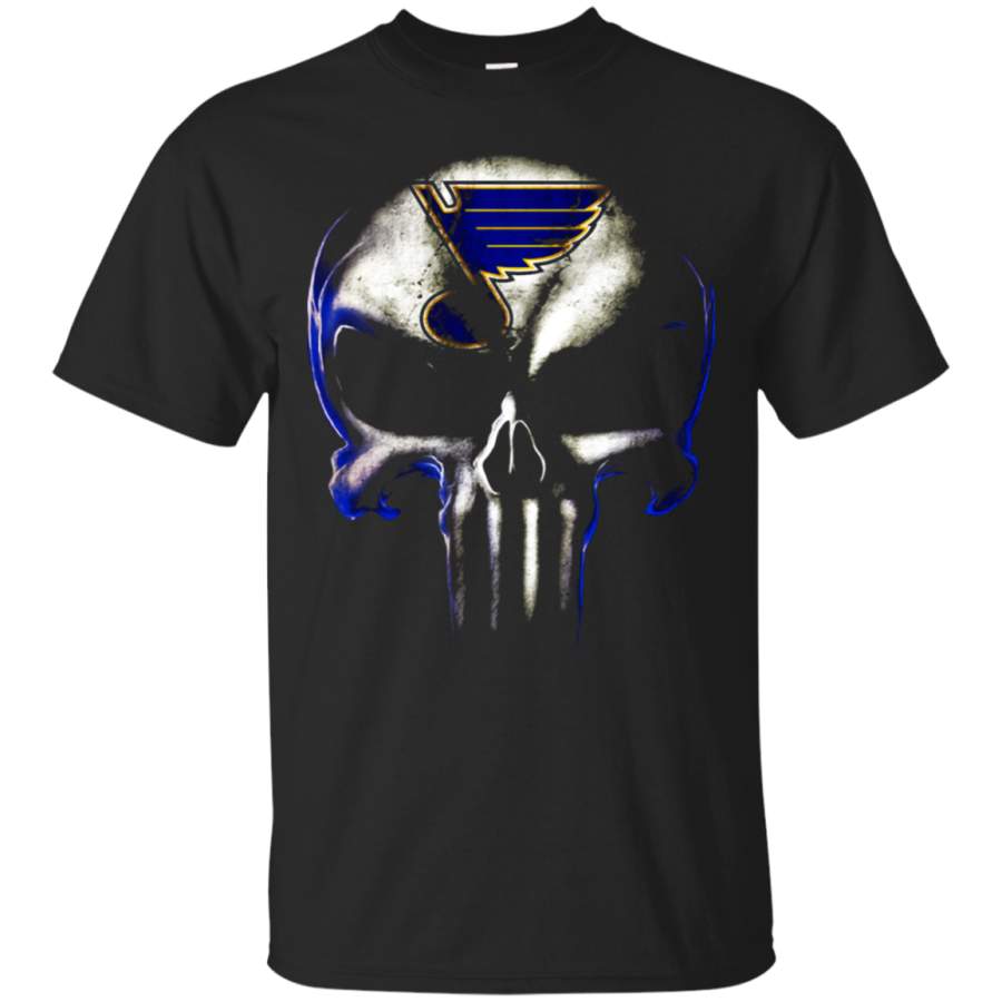 AGR St. Louis Blues The Punisher Mashup Ice Hockey T-Shirt