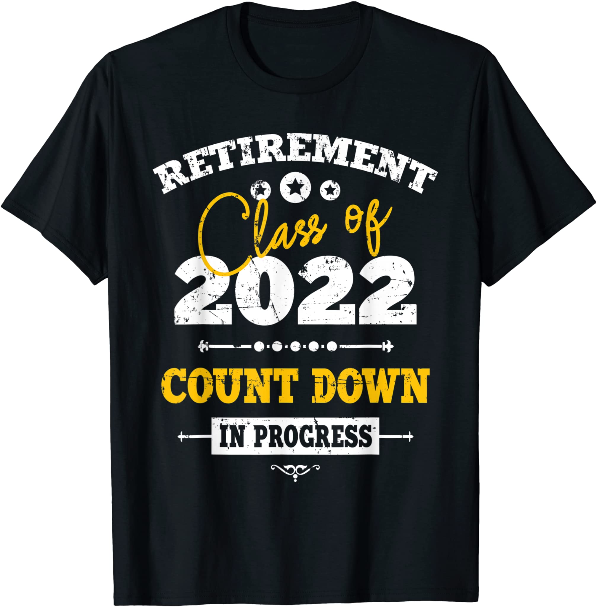 Retirement Class Of 2022 Count Down Funny Retiring Teacher T-Shirt