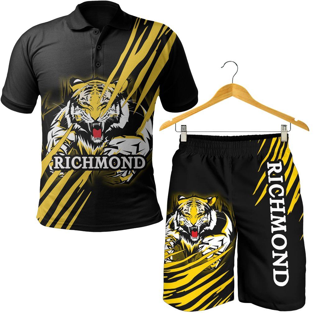 Combo Polo Shirt and Men Short Richmond Tigers TH4