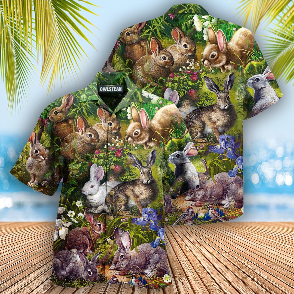 Rabbit Garden Edition – Hawaiian Shirt