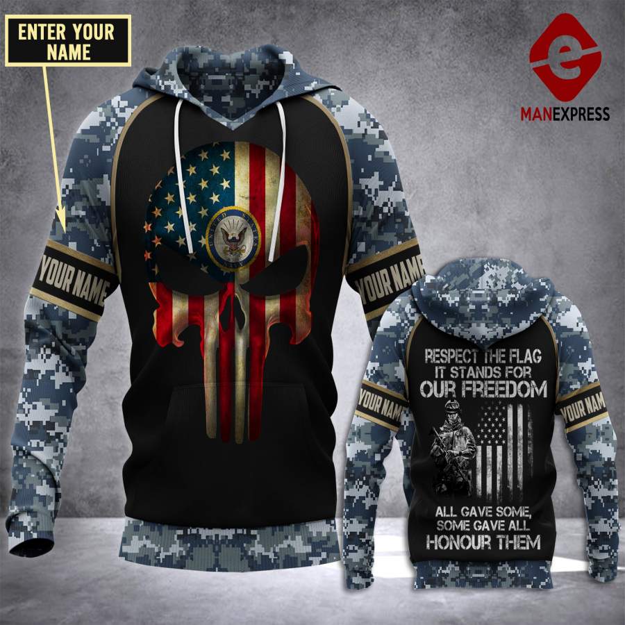 VH CUSTOMIZE NAVY USA 0302 – 3D ALL OVER PRINT