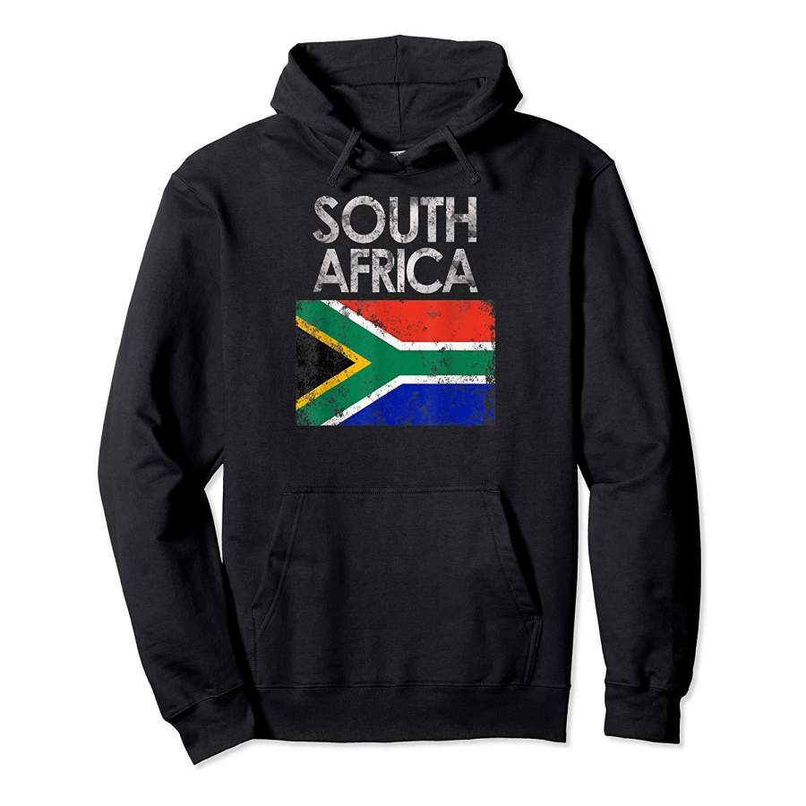 Vintage South Africa African Flag Pride Gift Hoodie Premium Tee