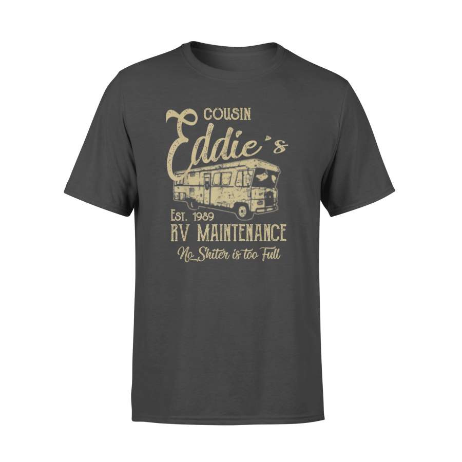 Vintage Eddie’s RV Maintenance Funny Christmas Retro T-Shirt – Standard T-shirt